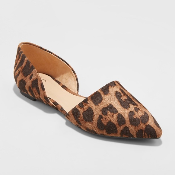 a new day Shoes - A New Day by Target Leopard Flats women’s Size 6.5